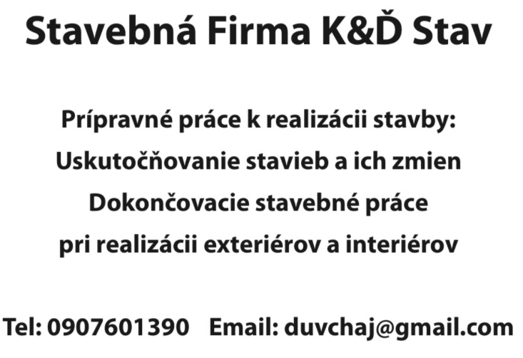 Klaudia Ďurašková – K&Ď Stav